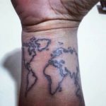 unique travel small tattoos 